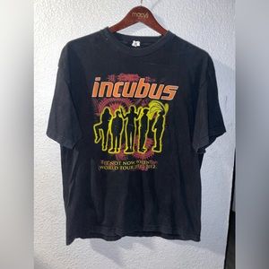 2012 incubus if not now tour band tee sz XL